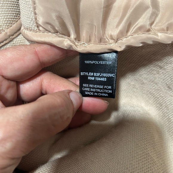 Vici Cream Teddy Jacket with Satin Accents - Picture 4 of 4